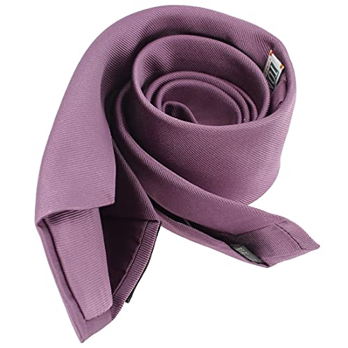 Cravate 6 plis en soie parme pour un mariage élégant en costume