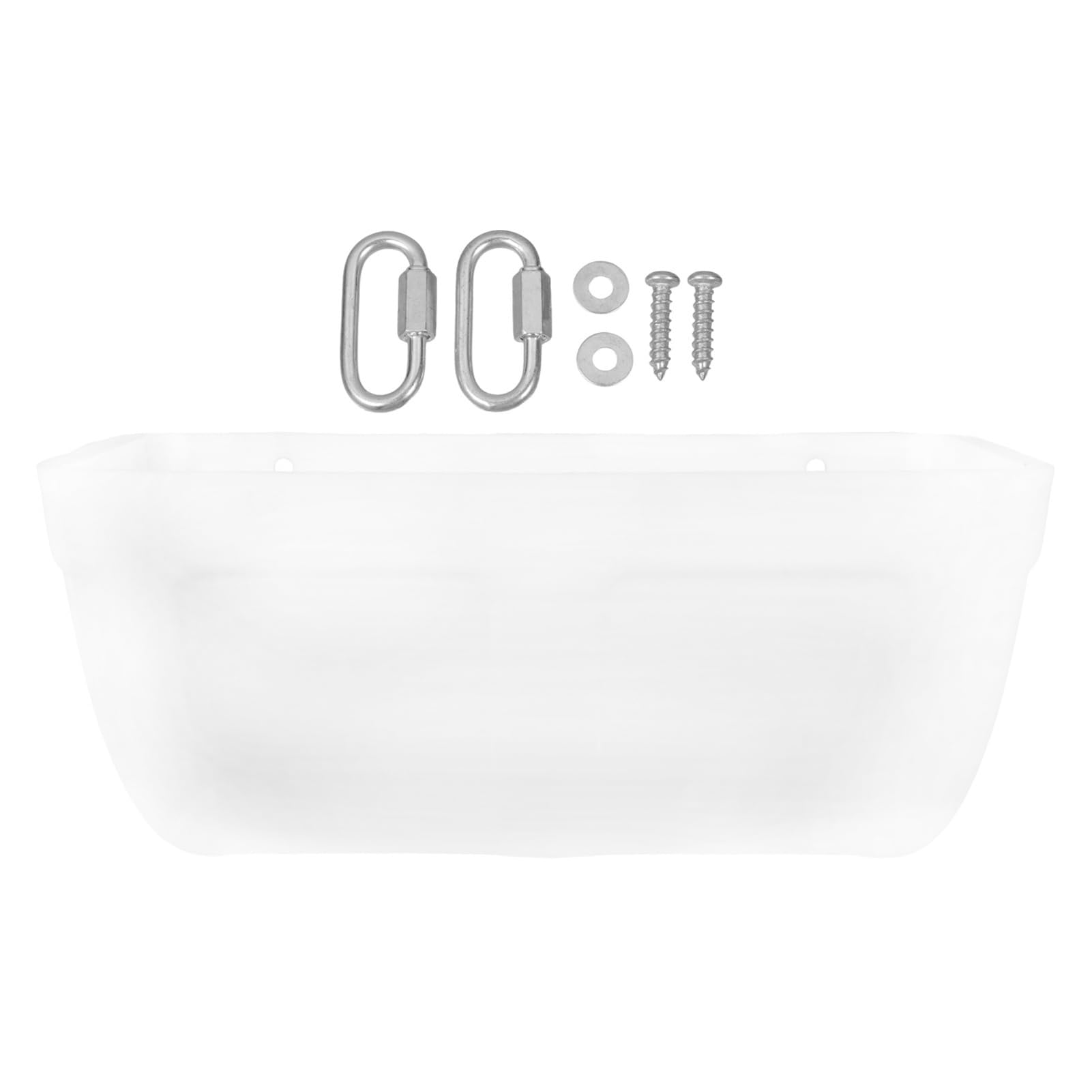 Clips pour seau d'eau avec vis pour mangeoire à poulet et abreuvoir suspendu