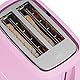 Russell Hobbs Toaster [für 2 Scheiben] Eden (6 Bräunungsstufen, Hebefunktion, Auftau-, Aufwärm- & Stoppfunktion, Krümelschublade, Brötchenaufsatz, Himbeere) 27372-56