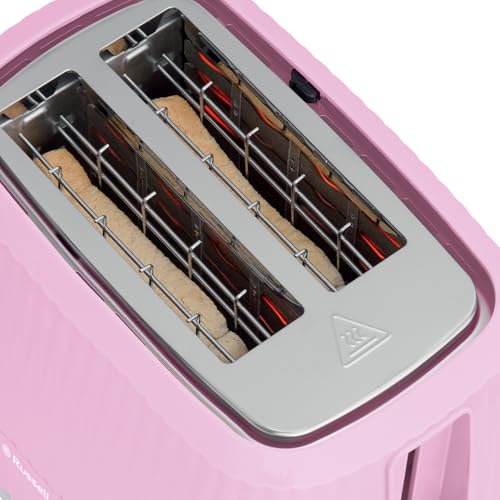 Russell Hobbs Toaster Eden Himbeere, 2-Scheiben, mit Brötchenaufsatz – Ansicht 2
