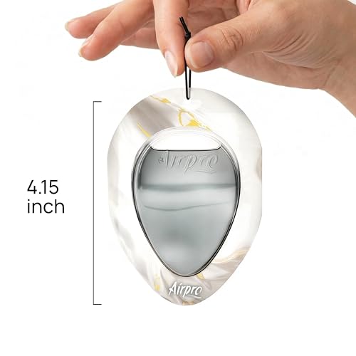 Image of Airpro Essentials New Ride Hanging Gel Car Air Freshener | Leak-Proof Car Perfume | Long Lasting 30 Days | New Car Smell Freshener | Car Perfume Hanging | Car Accessories Interior (11.3g)