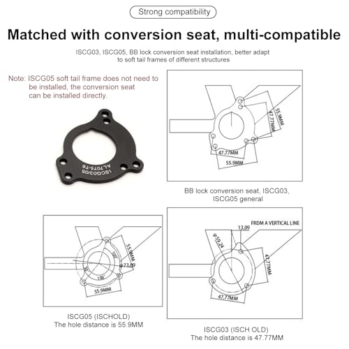 Protection de chaîne robuste avec guide de chaîne à disque VTT stable - 5