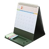 LOLIPPYY Tischkalender Klein Manuell Verstellbar Flip Kalender für Schreibtisch Büro Dekoration...