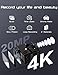 Apexcam Action Camera 4K with 64G SD Card Sport Cameras 20MP 131FT Waterproof Underwater Camera 170°Wide-Angle WiFi Camera with 2.4G Remote Control, 2 Batteries, Mounting Accessories Kits