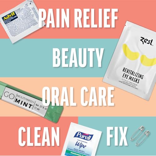 Hangover Kit – 10pc Pre-Filled Bags with Essential Recovery Supplies – 21st Birthday Gifts for Her, Bachelorette Party Favors, Girls Trip Must-Haves, Wedding Weekend Celebration Essentials - Image 5