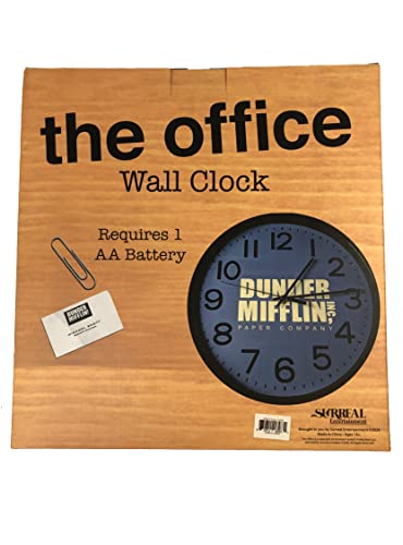 The Office Dunder Mifflin Paper Company Wall Clock Blue #TOP2