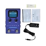 Generic 多用途 FLAMMA ドラムマシン ギターエフェクトペダル 121 ドラムグルーブ 11 スタイル リズミカルギターエフェクトペダル ロック ジャズ ブルース メタル ファンク用 (米国プラグ)