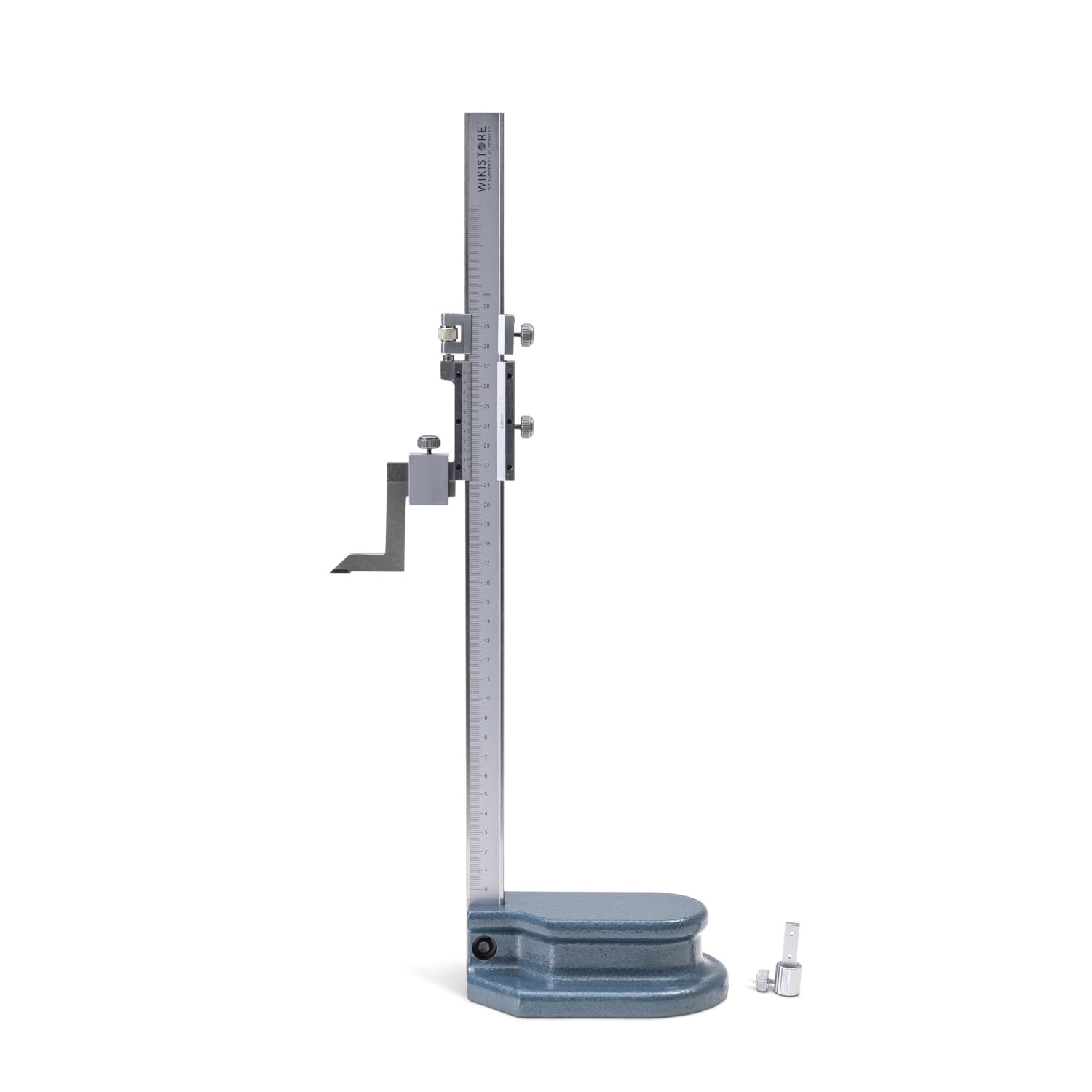 WIKISTORE TRUSCHINO PROFESSIONALE 300X0,02 mm, Truschino in Acciaio con Vite Micrometrica e Punta in Metallo Duro, Attrezzo da Lavoro Preciso, Robusto e Resistente