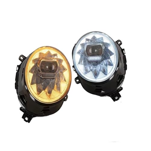 Conjunto de faros delanteros con proyector completo, luz de circulación diurna, compatible con Cooper F56 2014-2019, accesorios para coche.