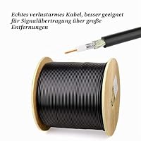 Superbat N-Stecker auf RPSMA-Stecker 5m Low Loss KSR195 Koaxialkabel Verlängerung für Lightning Arrestor Yagi-Antenne Helium Hotspot HNT Miner RAK Nebra Bobcat LoRa Geteway-Antenne – Ansicht 5
