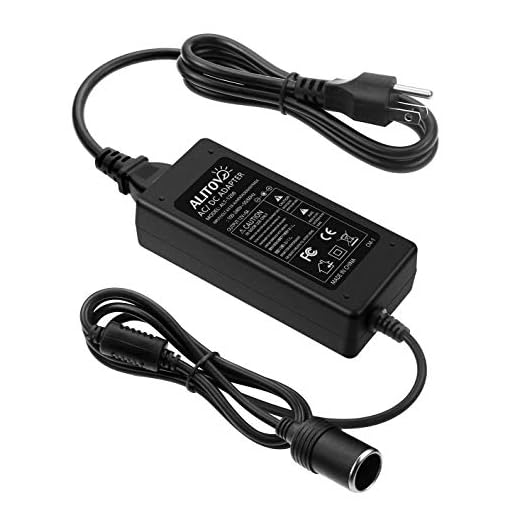 ALITOVE AC to DC Converter 12V 8A 96W, 100V-240V to 12V Power Supply Adapter Car Cigarette Lighter Socket, AC/DC Transformer for Portable Cooler Warmer, Air Compressor,Other Car Devices Under 96W
