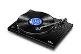 Music Hall MMF 2.2 Belt Driven Turntable with Cartridge, Gloss Black