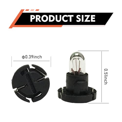Kit 5 piezas luces T4 halógeno para tablero 14V 1.12W miniatura 2