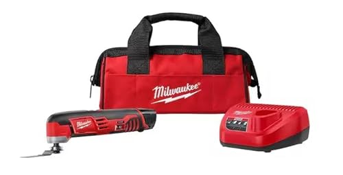 Milwaukee Electric Tool 2426-21 M12 Cordless Multi-Tool Kit, 12 V, Li-Ion, 1.5 Ah, 5000-20000 opt
