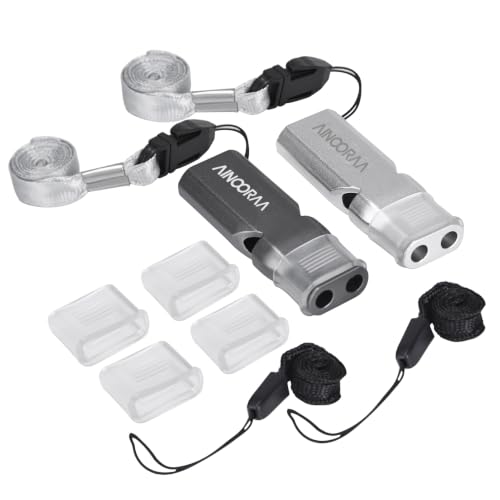 Silbato para árbitros y entrenadores 2 unidades con cordón miniatura 1