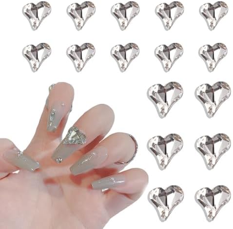 Amazon.co.jp: ハート ネイルストーン 約30個セット ハート ネイル  