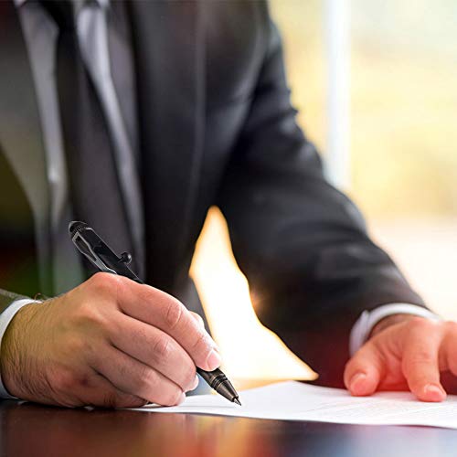 Smootherpro Solid Brass Bolt Action Pen With Tungsten Part Heavy Duty For Gift Business Office Edc Pocket Color Retro Black (Bta972) #TOP5