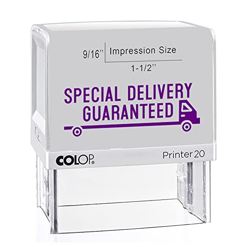 IMPACT2PRINT Colop Printer 20 entrega especial garantizada texto auto entintado sello de goma negocios sello personalizado oficina papelaria Cover