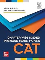 Chapter-Wise Solved Previous Years' Papers for CAT By Arun Sharma and Meenakshi Upadhyay 9390185815 Book Cover