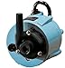 Little Giant 501203 205 GPH 115-Volt Manual Oil Filled Submersible or In-line Aluminum Direct Drive Pump, Blue, 1-42