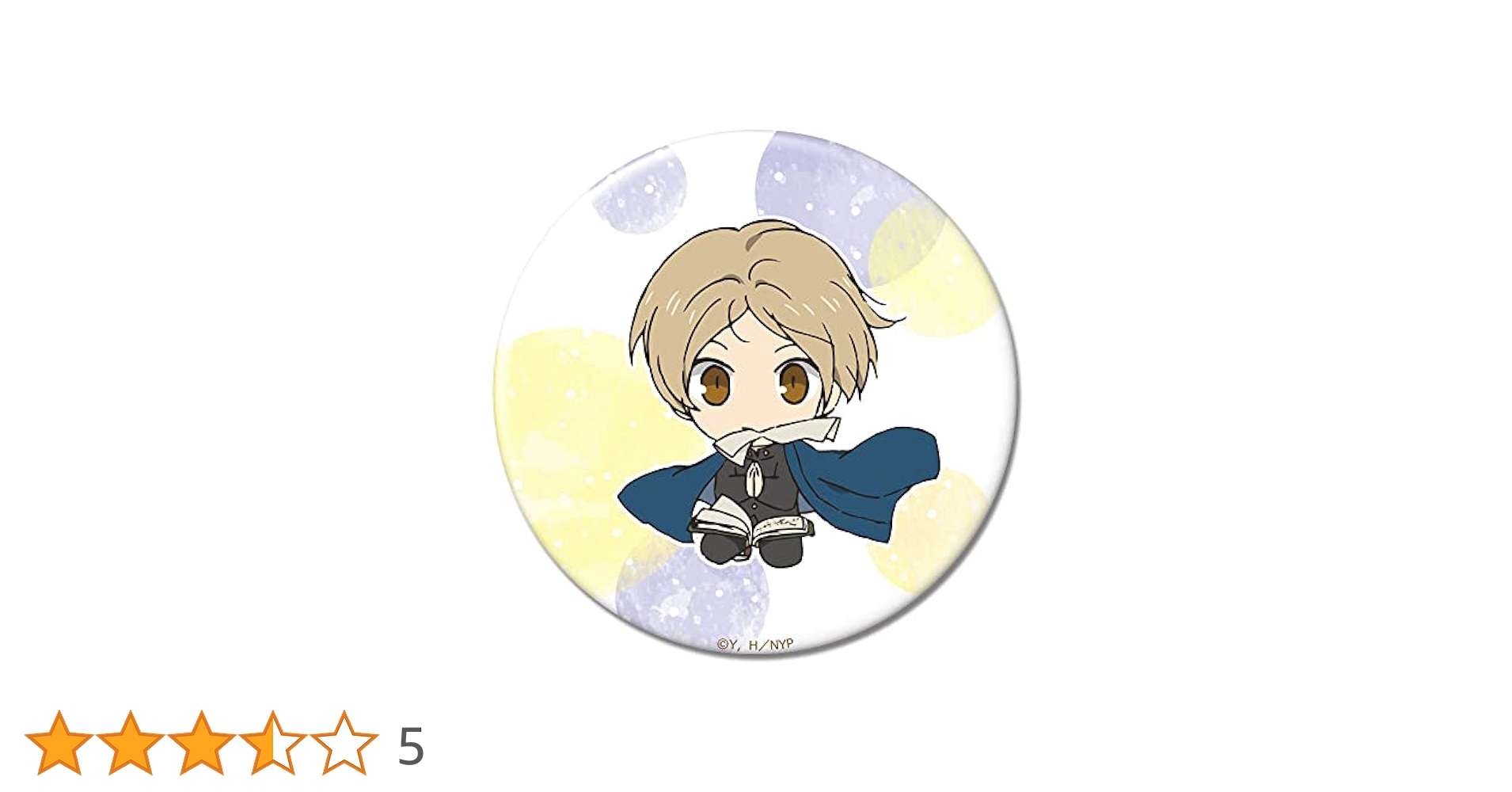 Amazon | 夏目友人帳 缶バッジ デザイン06 夏目貴志 KBAN-N003
