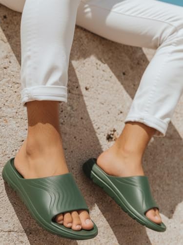 Image of Bewakoof Men's Beige EVA Comfy Sliders