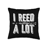 Clarinet Player Musical Instrument Gift Music Clarinet Throw Pillow