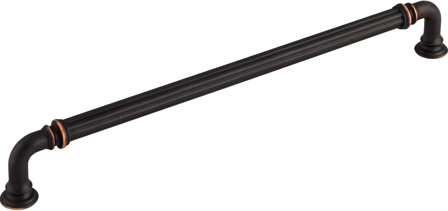 Top Knobs Reeded 9" Center to Center Bar Pull Umbrio image 2