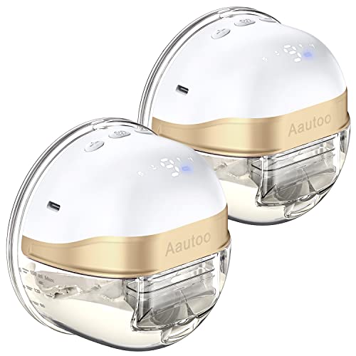 Image of Double Electric Breast Pump Wearable Hands Free Breast Pump 1500mAh Portable Breastfeeding Pump