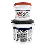 Clear Fast Cure Epoxy Resin Coating for Floors & Counter Tops, 100% Solids, Self Leveling - 3 Gallon