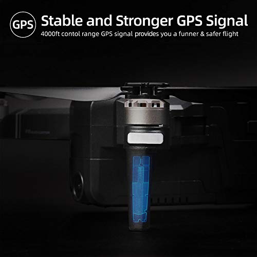 Holy Stone HS110D FPV RC Drone with 1080P HD Camera Live Video 120°Wide-Angle WiFi Quadcopter with Gravity Sensor, Voice Control, Gesture Control, Altitude Hold, Headless Mode, 3D Flip RTF 2 Batteries