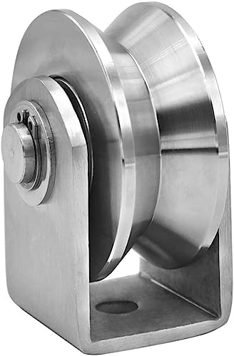 Roue de poulie câble et bloc de levage robuste pour fixation corde