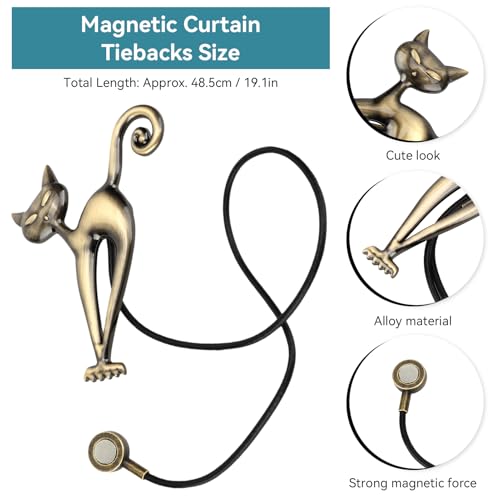 2PCS Magnetic Curtain Tiebacks Clips - Image 4