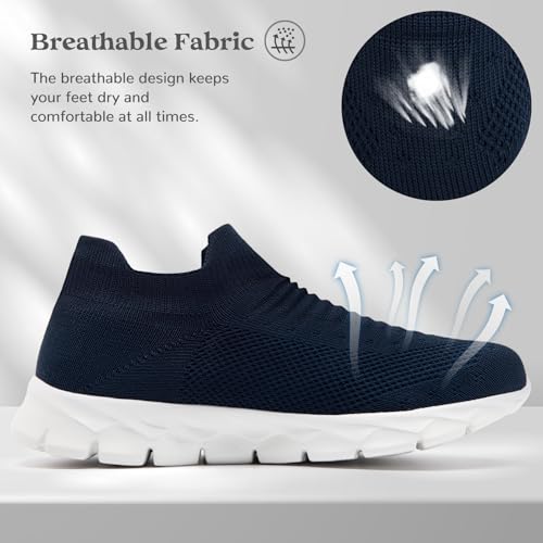 Image of Running Shoes for Men Womens Walking Tennis Gym Sneakers Slip On Comfortable Lightweight Athletic Workout Fashion Sports Shoes