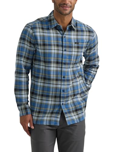 Chemise à bouton homme manches longues idéale pour le bureau et les sorties