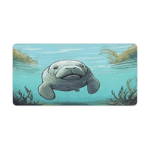 Alfombrilla Crazy Save Manatee para Escritorio 60x30 cm