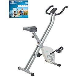 Bicicleta Estatica Plegable Aliexpress Cadence E-Smartfit 150 - Bicicleta estática plegable unisex, incluye 1 año de iFIT, color blanco y plateado