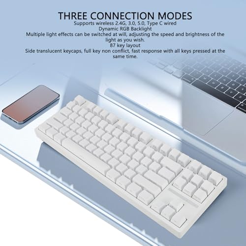 Teclado Gamer Vikyegc3pkaeby1 TKL Conectividad BT/USB-C miniatura 2