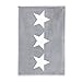 Produktbild Badteppich, 50 x 70 cm, 100% Baumwolle, 700 g/m², Sternen-Motiv, Grau