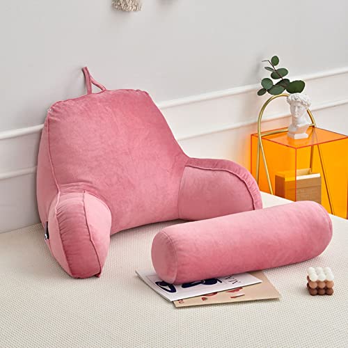 Coussin de lecture grand format dossier de lit violet avec cale nuque