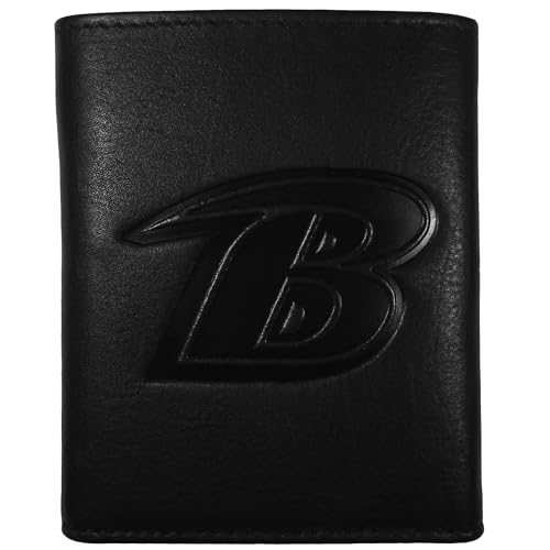 Image of Siskiyou NFL Unisex Embossed Leather Tri-fold Wallet