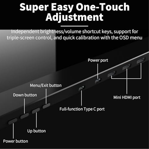 Image of 15.6 inch Laptop Screen Extender, Includes Power Bank, Fhd 1080p IPS Triple Laptop Monitor Extender for 13-17 inch Laptops, with HDMI /USB-C /Type-C, Compatible with Windows, Mac