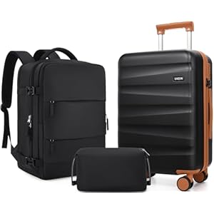 UKEIN Luggage Set with Backpack,Pol...