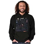 Brisco Brands PACMAN Game Over Retro Video Gaming Hoodie Sweatshirt Women Men - Image 4