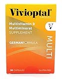 Vivioptal Multivitamin/Multimineral German Formula 30 Capsules