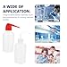 Alipis 4Pcs Plastic Wash Bottles with Elbow Tip Graduated Squeeze Bottles for Laboratory Rinsing and Tattoo Washing for Scientific and Industrial Use