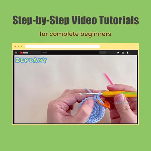 Image of Zepiany Crochet Kit for Beginners, Crochet Kit for Adults Easy Arts Crochet Animals Crafts, Knitting Kit Crochet Kits Women Men with Step-by-Step Video Guides Crochet Gifts, Penguin Bee Bunny