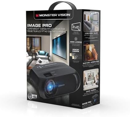 Monster Image Pro MHV1-1051-CAN Projector Product Box