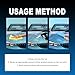 2 Pack Quick Effect Coating Agent for Car, Car Coating Spray for Quick Shine & Protection, Waterless Car Wash, Car Wax Polish, Car Scratch Repair, Oil Film Removal, Glass Cleaner with Towel & Sponge