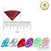 PMLAND Large Acrylic Diamond Gems and Jewels Crystals Treasure Gemstones, 40 + Pieces Assorted Colors